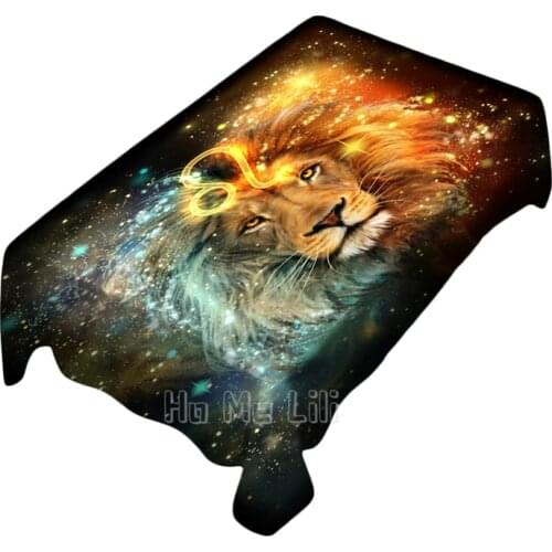 Leo Astrological Dream Tablecloth Art Deco Indoor And Outdoor Unique Design