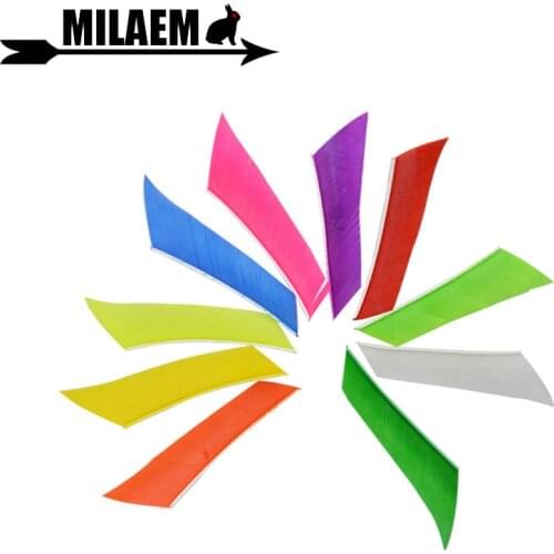 50pcs Archery Full Length Natural Turkey Feather 3inch Arrow Feather Fletching Left Wing Hunting Shooting Arrow Accessories