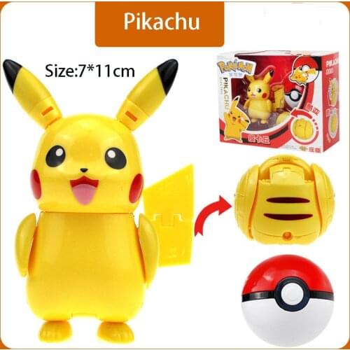 TAKARA TOMY Pokemon Pikachu Mewtwo Action Figure Genuine Legal Original Box ABS Plastic Toy for Kids Gift 0