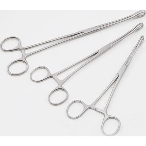 Fine stainless steel sponge pliers oval pliers holding pliers straight elbow cupping clamp