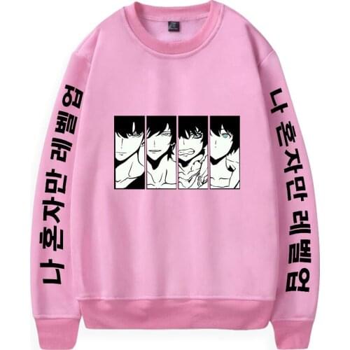 2021 Solo Leveling Sweatshirt O-Neck Tracksuit Women/Men Outwear Harajuku Streetwear Korean Manga Anime Clothes