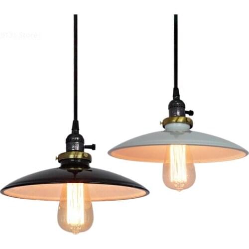 Nordic Industrial Vintage Pendant Lights Loft Retro Living Room Pendant Lamp American Modern Restaurant Kitchen Hanging Lamps
