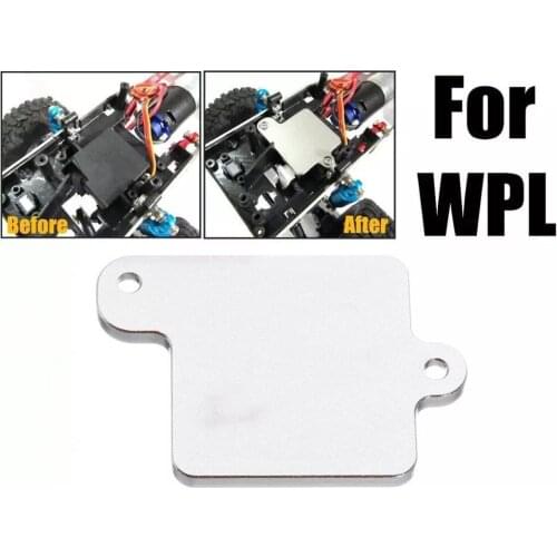 1PCS Metal Steering Gear Fixing Sheet Replacement DIY Upgrade Screws Modified Model Toy For WPL Series Accessories Car Part