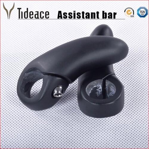 1 Pair carbon Handlebar Mountain Bicycle Handlebars Bike small Auxiliary Handlebar Auxiliary Riding Horn Rest Handlebars