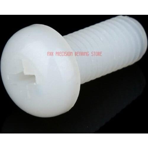 2019 Sale Real Vis Screws For Laptops M2.5x12mm 100pcs Din7985 Plastic Nylon Phillips Cross Recessed Cheese Head Screws M2.5*12