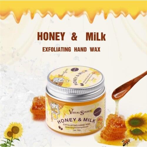 50g Honey Hand Mask Hand Wax Moisturizing Whitening Skin Care Exfoliating Calluses Removal Mask Hands Care Cream TSLM1