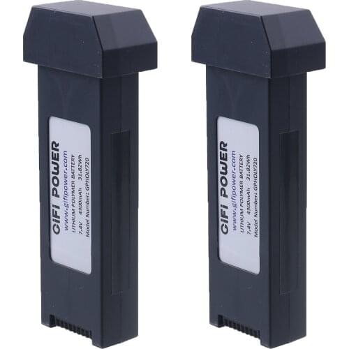 2PCS upgrade 7.4V 4300mah Lithium Battery for HS720 HS720E Folding Brushless Quadcopter Accessory Remote Control UAV