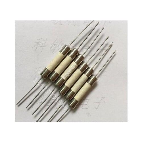 Free shipping new ceramic tube T15AH 250V 15A 250V size 6*30MM With PIN wire Slow-Blow 100ps/lot