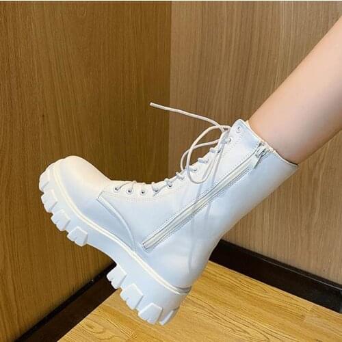 Martin boots women summer 2021 motorcycle boots net red British style single boots shoes Fashion womens boots