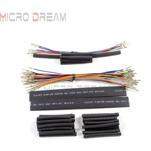 Black 8 inch Handlebar Switch Extension Wiring Kit Harness For Harley Touring Road King Street Electra Trike Glide 2007-2013