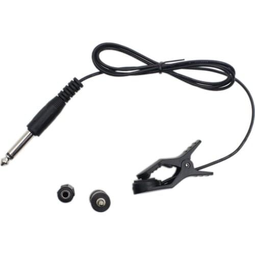 Clip-on 6.5mm Sound Pickup for Guitar Bass Cello Ukulele Violin with 3.5mm Male-6.5mm Female Jack 3.5mm Female-3.5mm Adapter