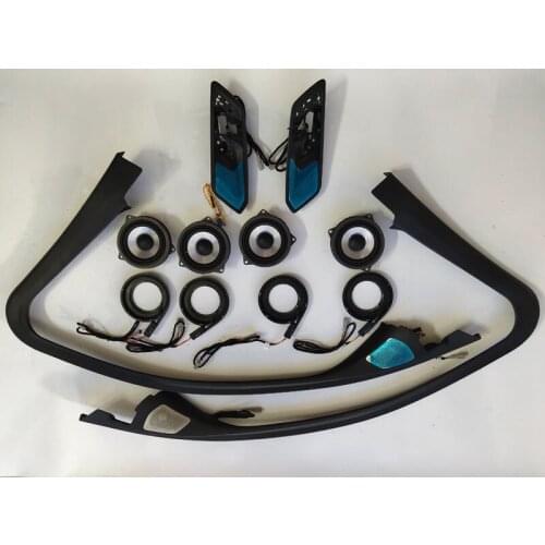 Car Decorative Midrange Tweeter Cover Loudspeaker Horn Lid For BMW 3 series G20 G28 LED Speaker Ambient Light Atmosphere Lamp