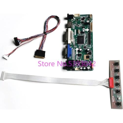For LP140WH4 (TL)(P1)/(TL)(P2)/(TL)(P3) LCD screen WLED VGA+DVI 1366*768 40-Pin LVDS M.NT68676 monitor controller card kit