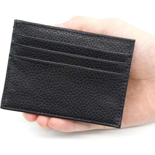 Mini Travel Lizard Pattern Leather Bank Business Id Card Holder Wallet Case for Men Women with Id Window Credit Card Holder