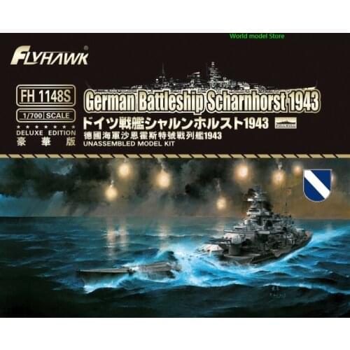 Flyhawk FH1148S 1/700 German Battleship Scharnhorst 1943