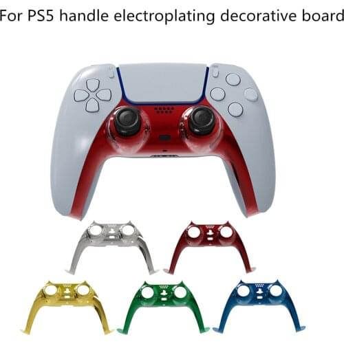 ABS Controller Handle Front Middle Housing Shell For Sony PS5 Gamepad Decorative Strip Skin Case Cover Face-Plate Replacement