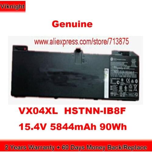 Genuine VX04XL Battery HSN-Q13C for HP ZBook 15 G5 L05766-855 L06302-1C1 4ME79AA VX04090XL 15.4V 5844mAh 90Wh