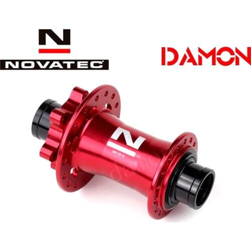 Novatec DH61SB Mtb Disc Brake 32 36 Holes Bicycle Hub DH Thru Axle Downhill Mountain Bike Front Hubs 20mm 110mm 2 Bearings