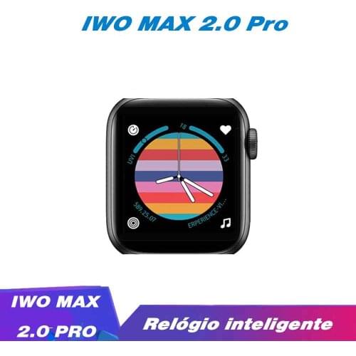 Rodrigo Reis New IWO MAX 2.0 PRO Smart Watch DIY Faces Bluetooth Call Sport Watch Rotate Button Waterproof Smart Watch PK IWO13