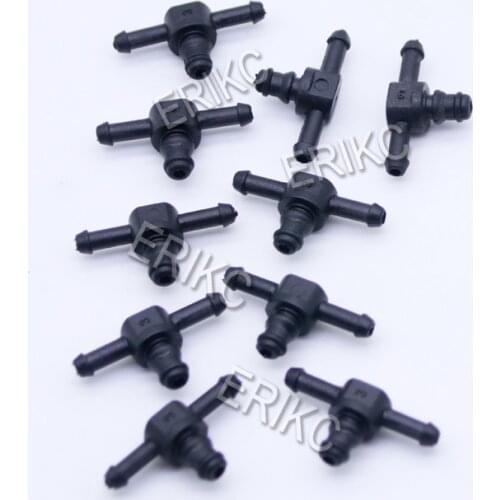 ERIKC Return Oil Backflow T Type for Bosch 110 Series Three-way Joint Pipe 10pcs/bag Hot Sale