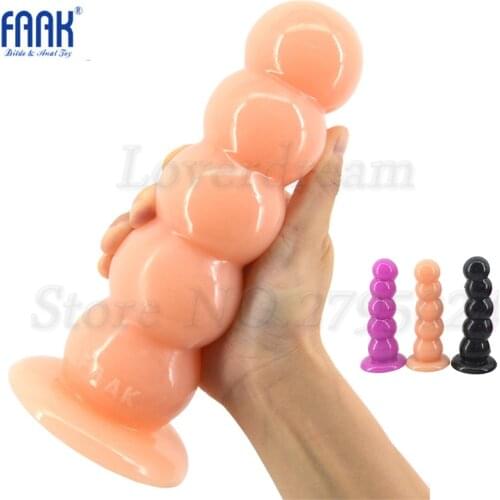 Huge Anal Beads Vagina Nipple Stimulator Prostate Massager Male Masturbator Big Dildo Butt Plug Vibrator Sex Toys For Women Men