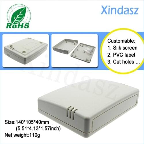 140*105*40mm plastic remote control case enclosure plastic box for eletronic circuit router enclosure For network