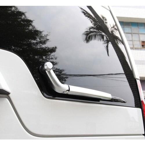 For Land Rover Discovery 4 LR4 LR3 2010-2016 Car-stayling ABS Chrome Car Tail Rear Window Rain Wiper Wipers Nozzel Cover Trim