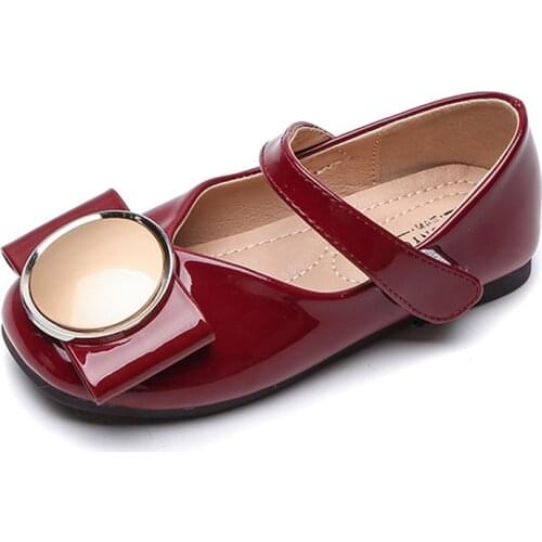 New Children Shoes For Kids Girls Flat Dance Shoes Fashion Princess Party Dress Shoe Casual First Walkers Soft Ballerina Slip-on