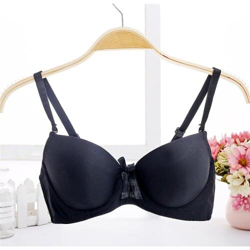 Sexy Double Push Up bra Ultra Uhick padded Cup women underwear palm cup seamless sexy bra gather breast small chest bra for lady