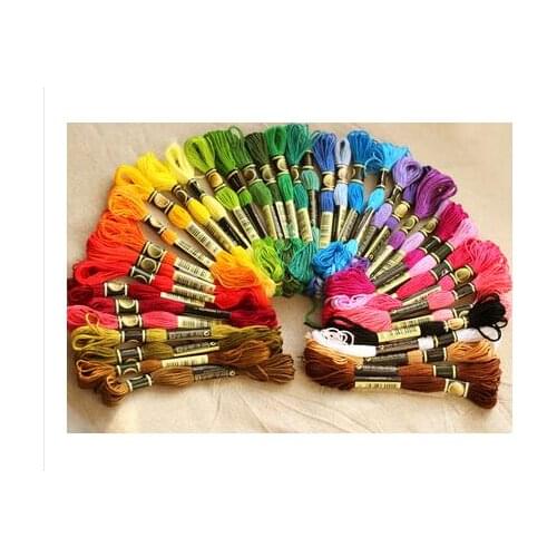 ZZ CXC Threads Two labels rose to me 10 pieces cross stitch threads cross stitch embroidery thread / Custo threads colors 10