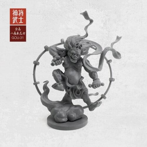 1/35 Figure Kits (50-60mm) Oriental Classical God Samurai Resin Soldier Gou-31