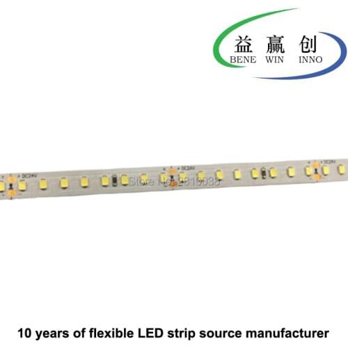 100M/Lot super high light efficiency 160leds/M 2835 led light strip DC24V 10mm flexible led strip cri 90+ 21W/M led strip lights