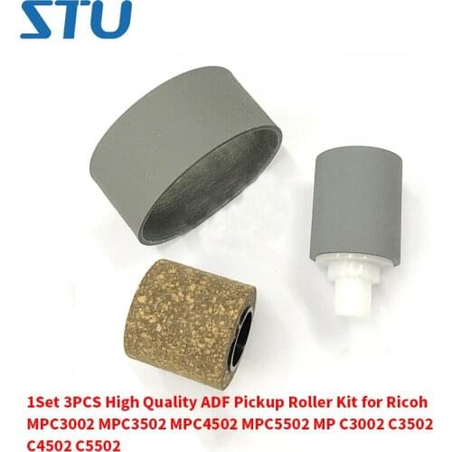 1Set 3PCS High Quality ADF Pickup Roller Kit for Ricoh MPC3002 MPC3502 MPC4502 MPC5502 MP C3002 C3502 C4502 C5502