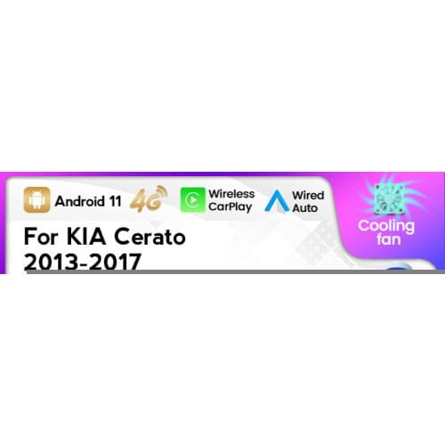 2DIN 4G LTE Android 11 car radio multimedia video player For KIA K3 Cerato 2013-2017 GPS navigation support AUTO carplay BT