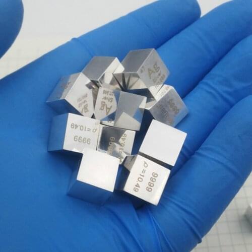 Free shipping Ag cube with 9999 pure silver metal 10mm carved element periodic table ingot Ag polished density cubes