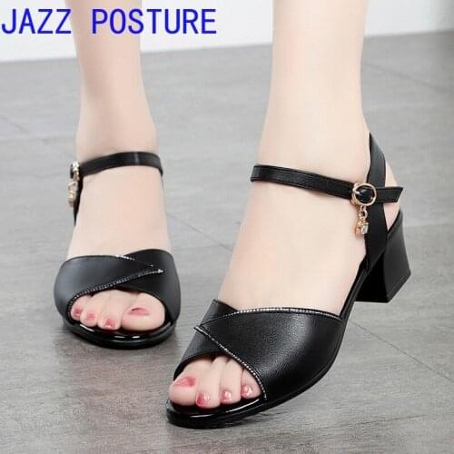 Sandals womens platform high heel sandals luxury rhinestone fashion mom shoes 2021 summer w182