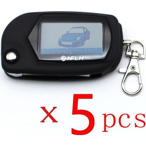 5 Pcs/lot B9 Remote Controlle uncut blade fob For Starline B9 folding car flip remote Two Way car alarm keychain Auto start