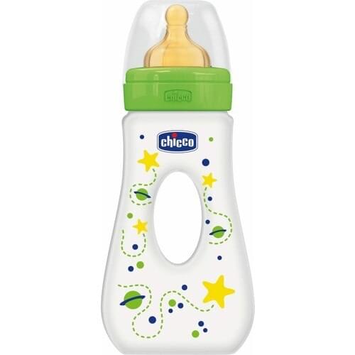 Chicco Well-Being Rubber Travel Feeding Bottle 240 ml