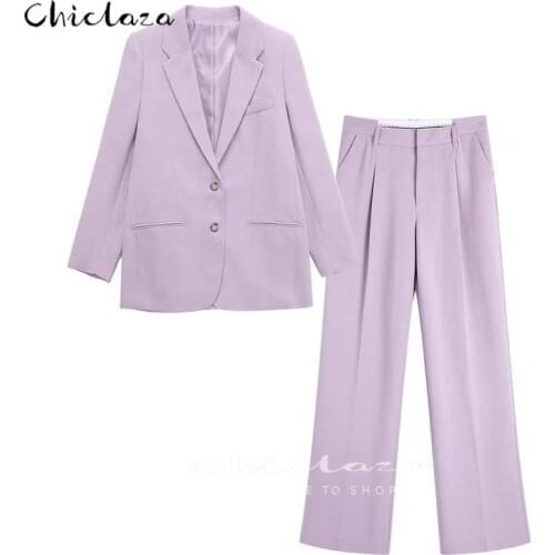 CHICLAZA Women's Trouser Suits