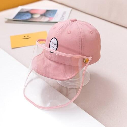New Childrens Anti - Spittle Hat Baby Hat For Spring Removable Isolation Child Protection Hat Baby Hat