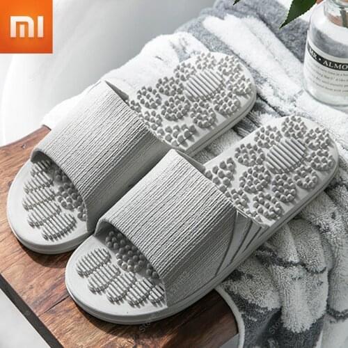Xiaomi Indoor Massage Couple Shoes Men Women Bathroom Non-slip Slippers Comfortable Wear-resistant Slippers Flat Floor Shoes