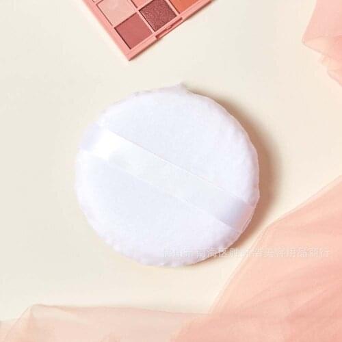Flocking Air Cushion Loose Powder Puff Plush Large Velvet Honey Powder Cake Special Sponge Makeup Setting Tool