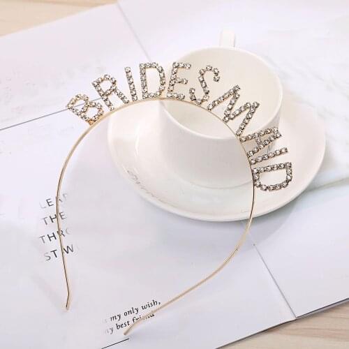 Team Bride Bridesmaid Tiara Crown Bachelorette Hen Party Bride To Be Wedding Bridal Shower Girls Night Decoration Gifts