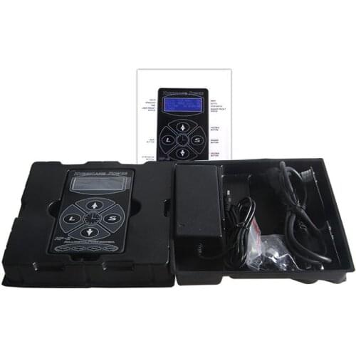 2019 hot Tattoo Power Supply Tattoo Machine HP-2 Intelligent Digital LCD Makeup Dual Power Tattoo Supplies Set eu free shipping