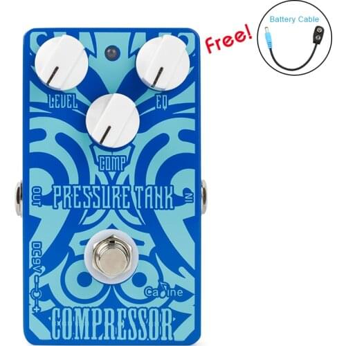New Caline CP-47 Pressure Tank Compressor Guitar Effect Pedal Aluminum Alloy True Bypass Provide soft effect of noise reduction