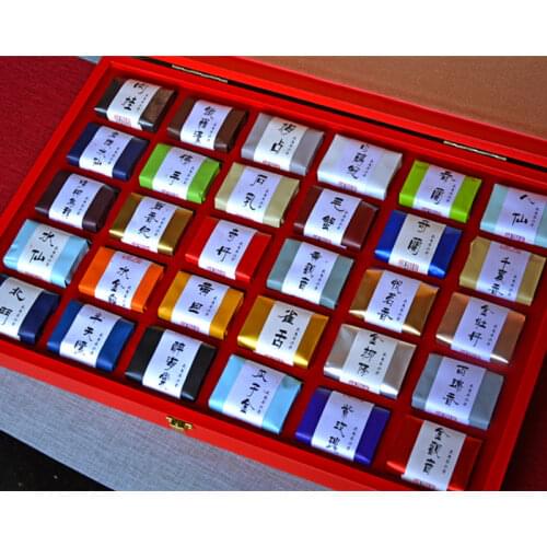 30 Classics WuYi Rock Tea Giftbox Traditional Handmade, Famous Fir Record, Unique Aroma, 250g Tea Bag Organic Health Food