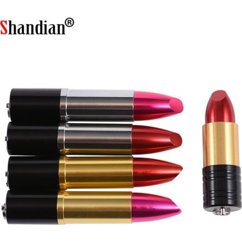 SHANDIAN Fashion USB Flash Drives 64GB Red Lipstick Cute Pendrive Personalized 4GB 16GB 32GB 64GB Memory Stick Pen Drive Girls