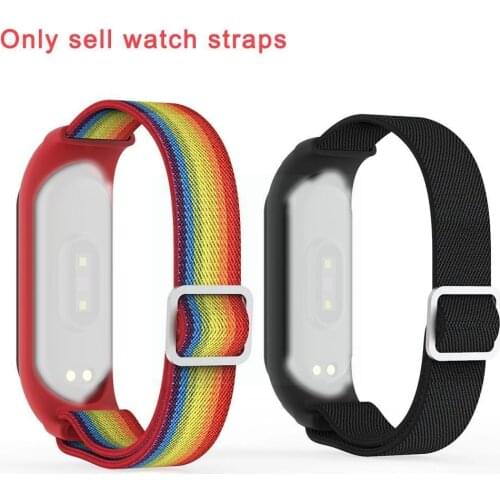 Replacement Wrist Band Nylon Strap For Xiaomi Mi Band Bracelet Band Accessories Wrist 4 Smart Breathable Replacement Band M H6G4