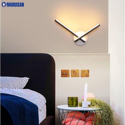 Modern Nordic Minimalist LED Wall Light For Bedside Living Study Room Corridor Foyer Aisle Mirror Lighting Indoor Warm Home Lamp