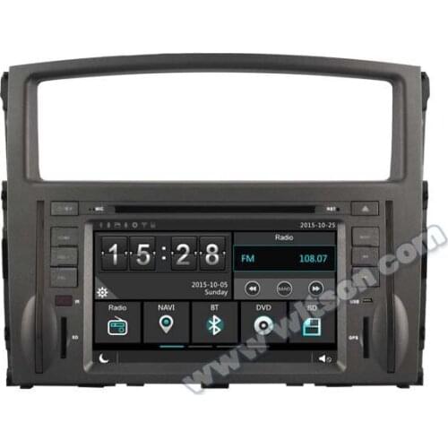 7" Capacitive Touch Screen Special Car DVD for Mitsubishi Pajero 2006-2011 with Tire Pressure Monitoring System Support